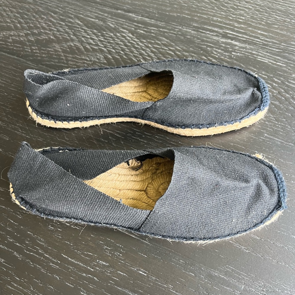 Black Flat Espadrilles